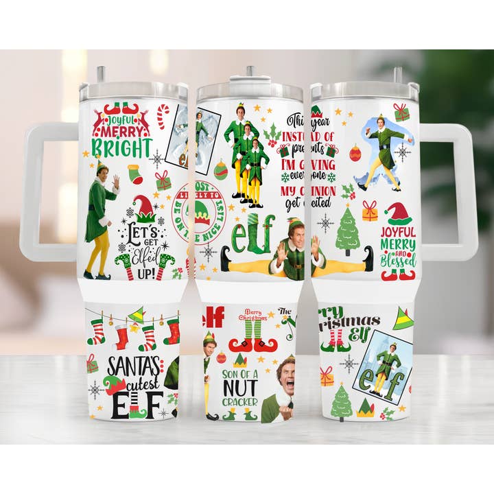 Christmas 40oz Tumbler for wholesale by Southern Backroad Tees LLC