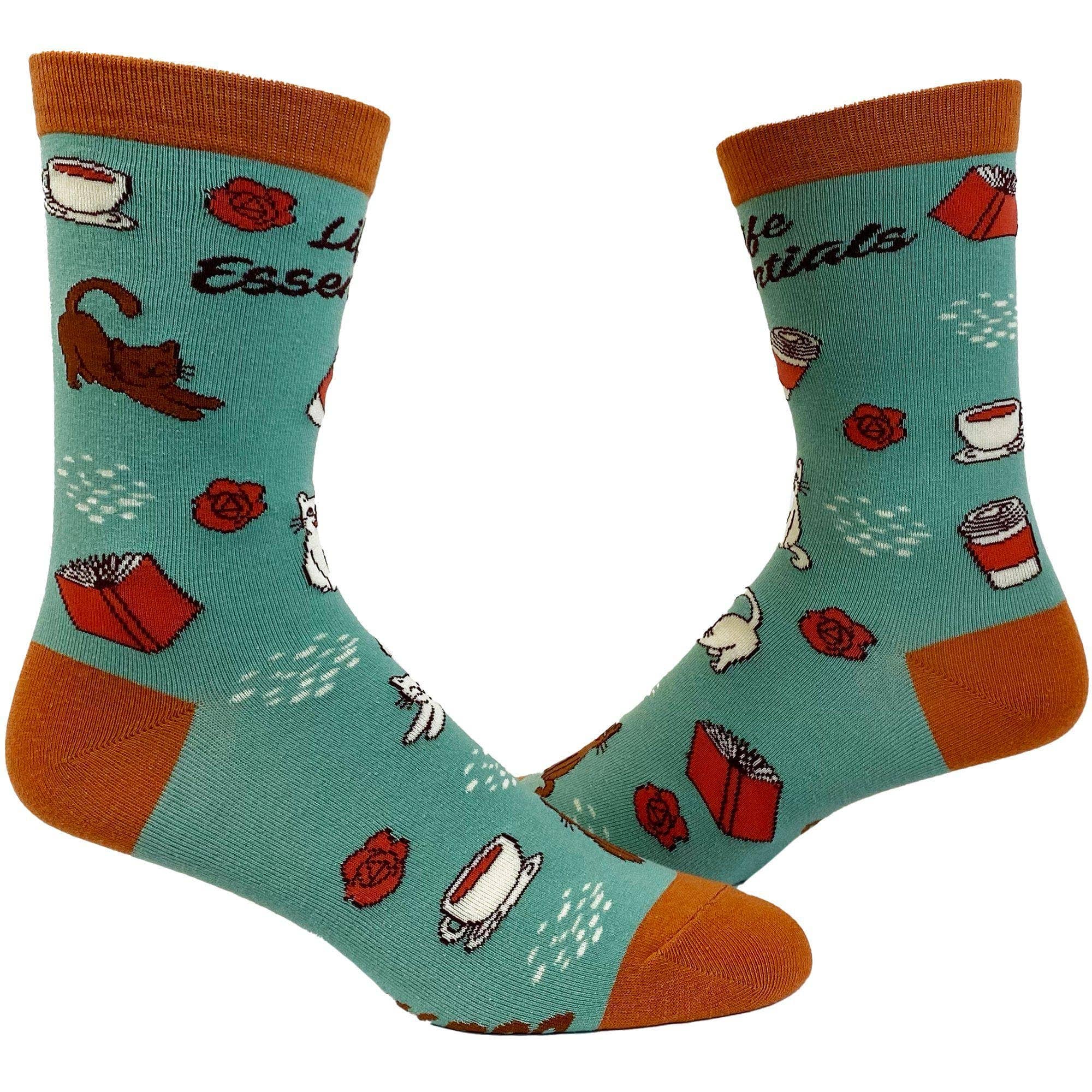 Women's Cat Butt Mistletoe Socks Funny Christmas Kitty Pet Lover Sarcastic  Footwear 