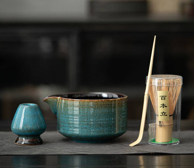 Gohobi （We cover U.S. import duties） – Engroshandel Tesæt – Gohobi Farverigt Keramisk Matcha Sæt med Skål7