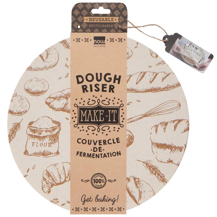 Now Designs by Danica - Wholesale Food Storage Wrap/Bag - Fresh Baked Dough Riser Cover