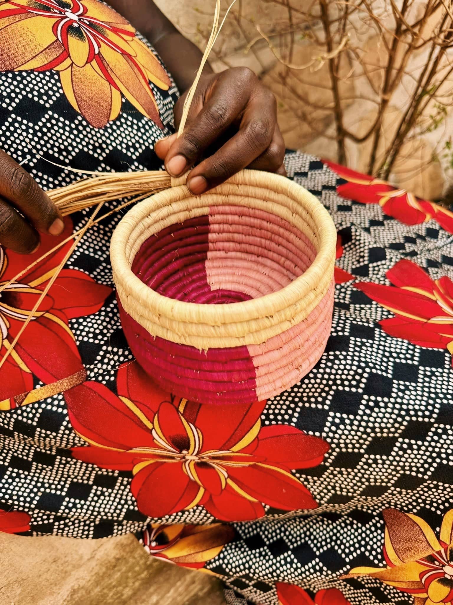 Elizabeth's Voice – Cesta por atacado – Cesto Court Colorblock Trio4