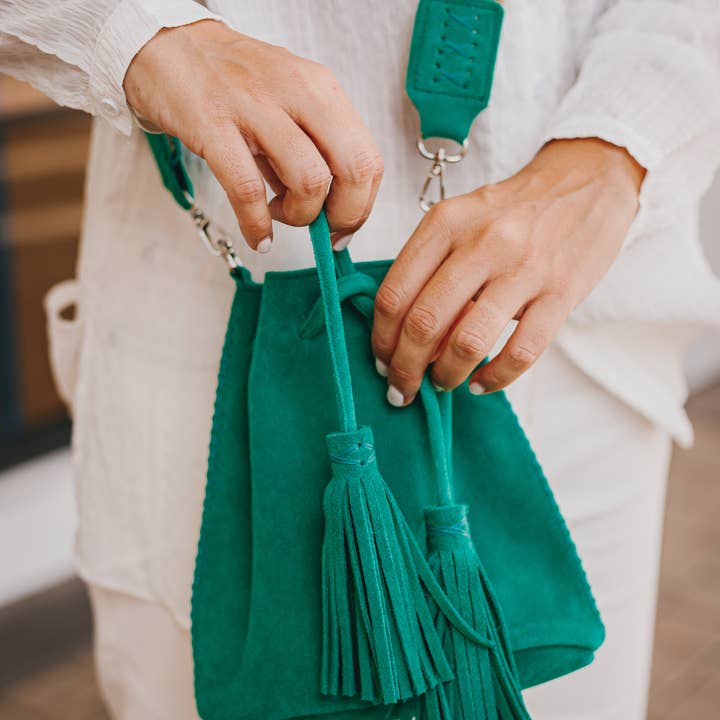 Suede Mini pouch Bag for wholesale by Ciel