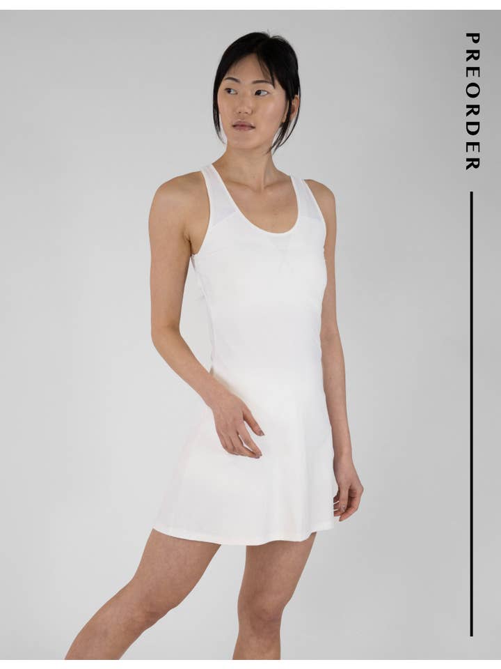 White Core Tennis Dress for wholesale on Faire