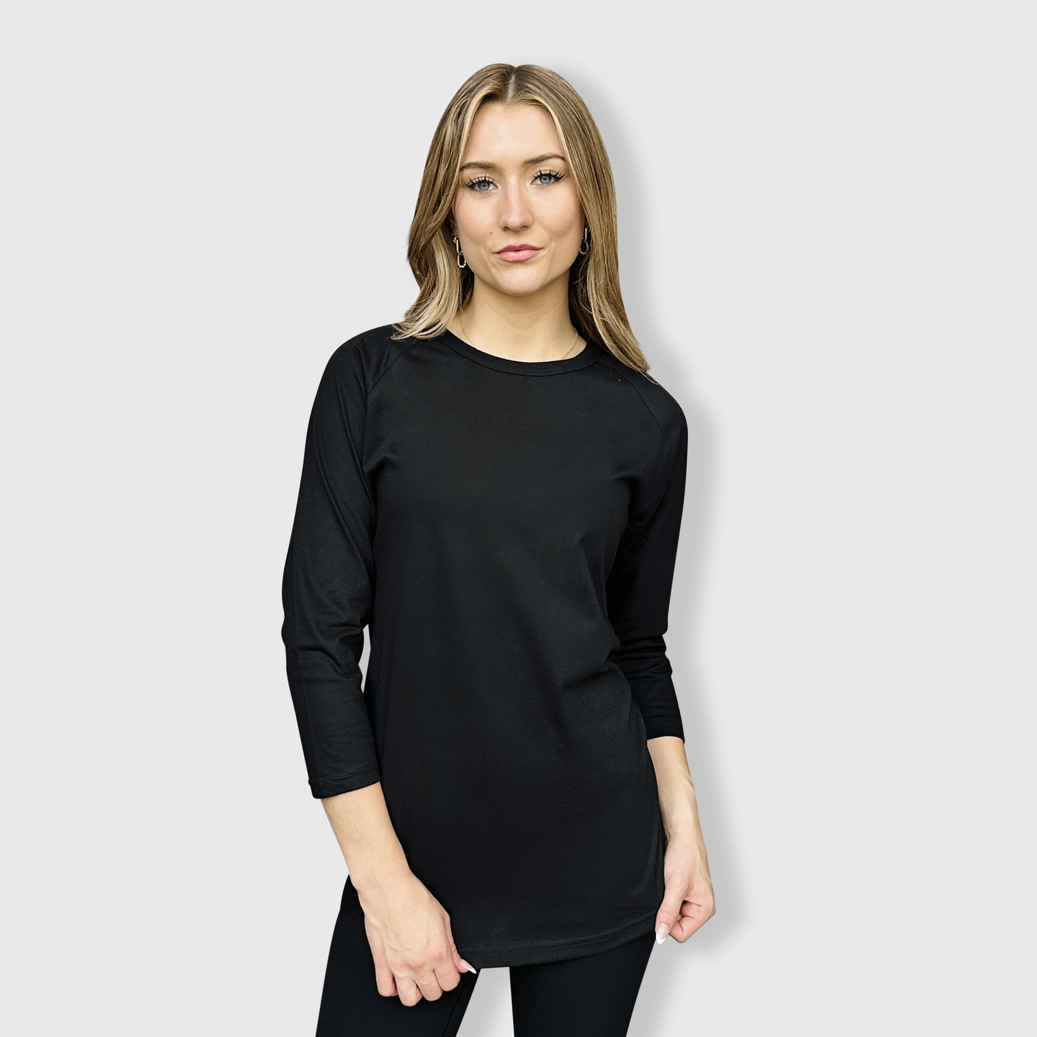 ILTEX Apparel - Vente T-shirt – femme - T-shirt de baseball adulte à manches raglan 3/4 - Plus de 35 couleurs103