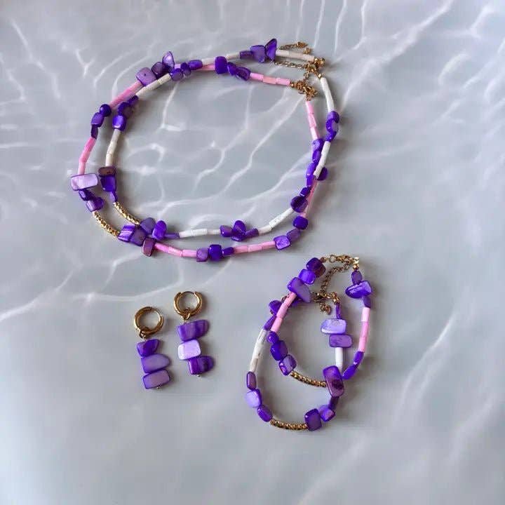 OE! - Wholesale Beaded/Pearl Necklace - Seashell Harmony - collana3