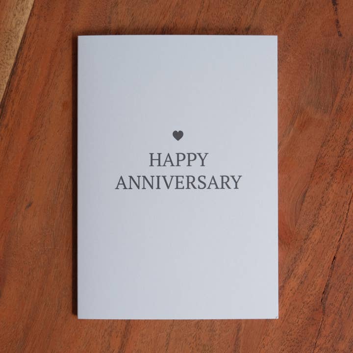Happy Anniversary Greeting Card for wholesale by Dugout Paper Co.
