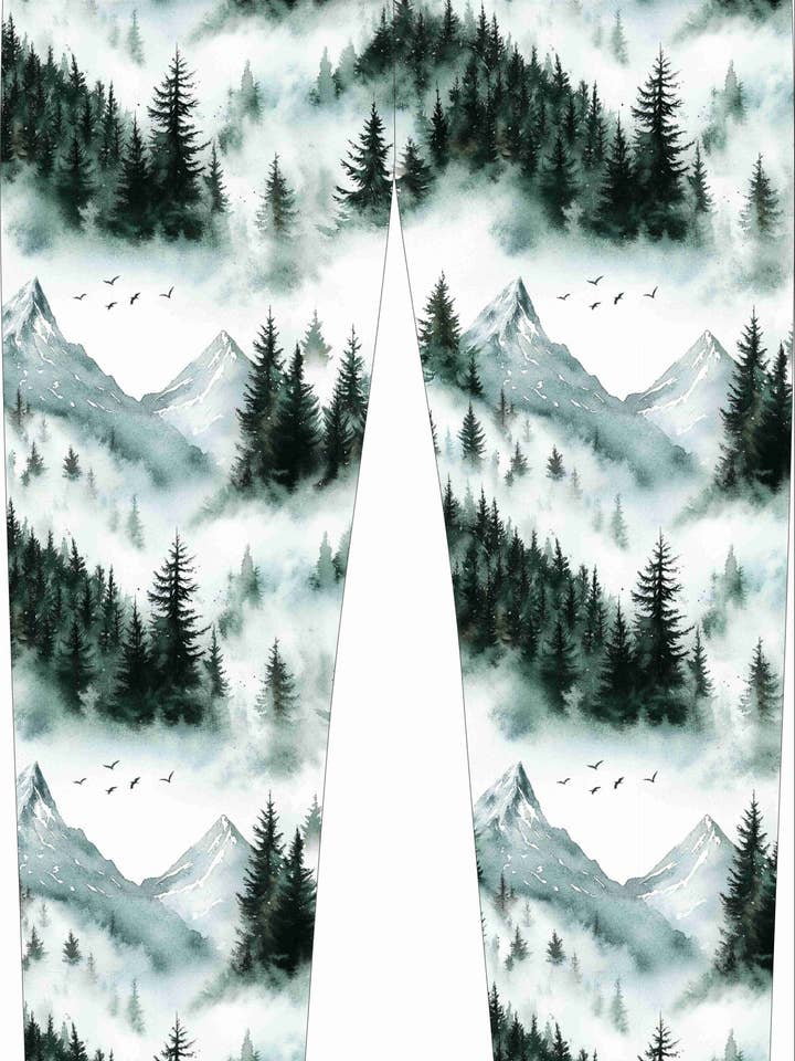 Winter Forest Adult Bamboo Jogger for wholesale by Evvie Bean's