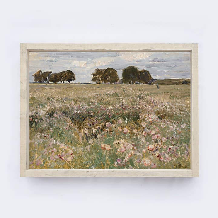 Vintage Print Framed |Spring Meadow A79 for wholesale by Hoekstra Decor