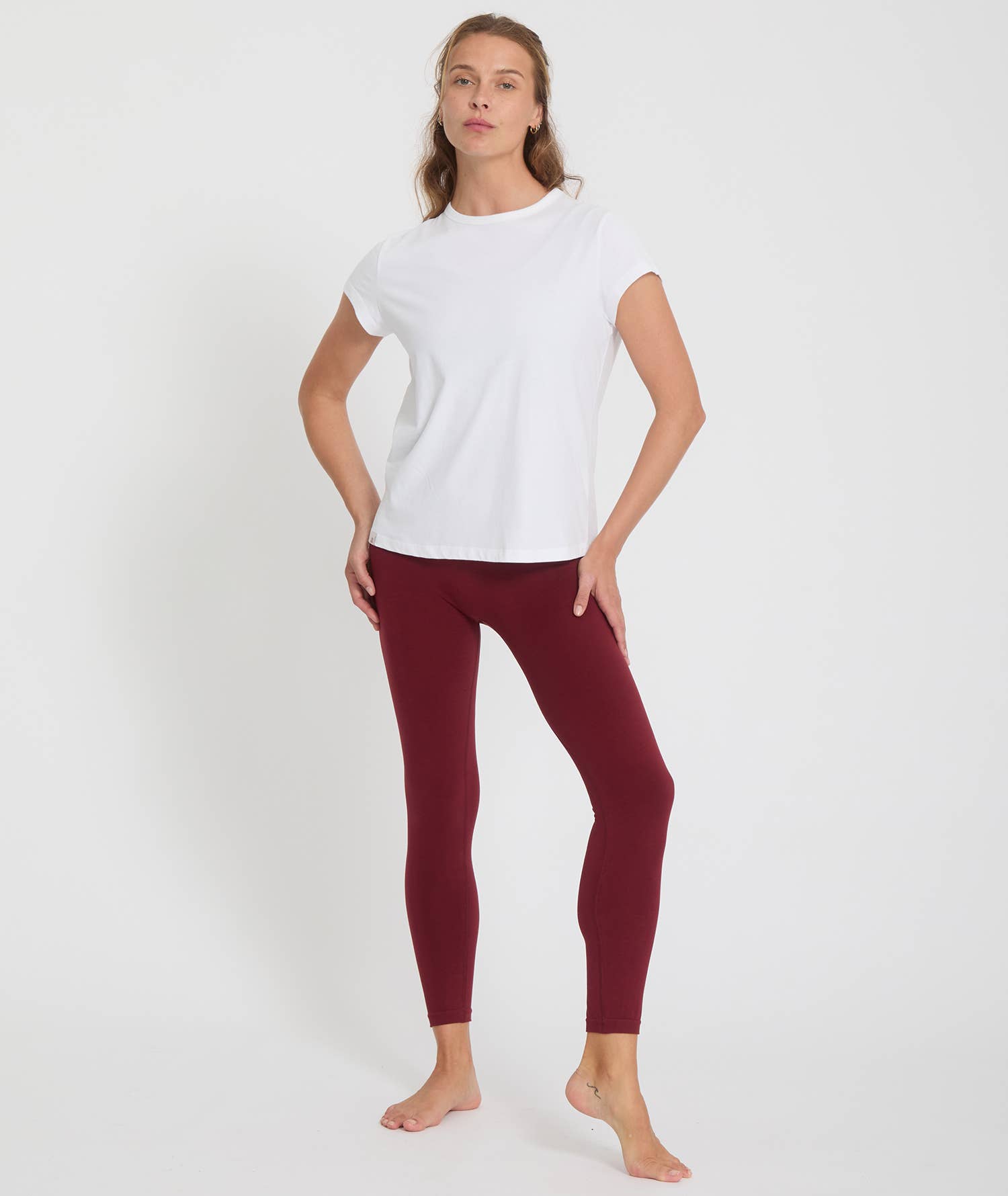 Yoga Searcher - Venta al por mayor Camiseta serigrafiada - Mujer - Camiseta de algodón orgánico con logo NAMASTE9