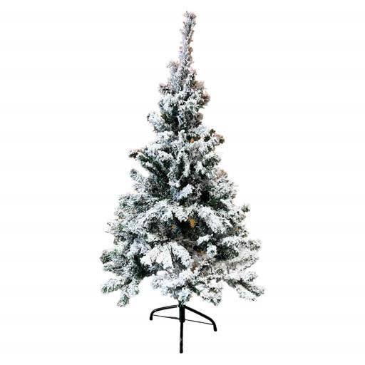 3.9Ft. Christmas Tree With 330 Branch Tips Green White-190 for wholesale by International Gifts Ltd.