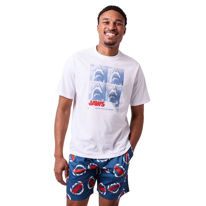 Jaws Shark Grid Men's 2-Pack Pajama Set and other Purchase Wholesale jaws. Free Returns & Net 60 Terms on Faire trending on Faire.