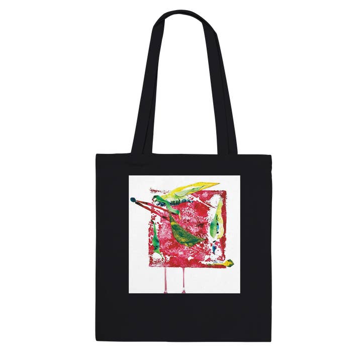 Saco Premium, Abrace a positividade com o nosso Pássaro com Grão - Design Alegre. por atacado de ARTLUXVISION