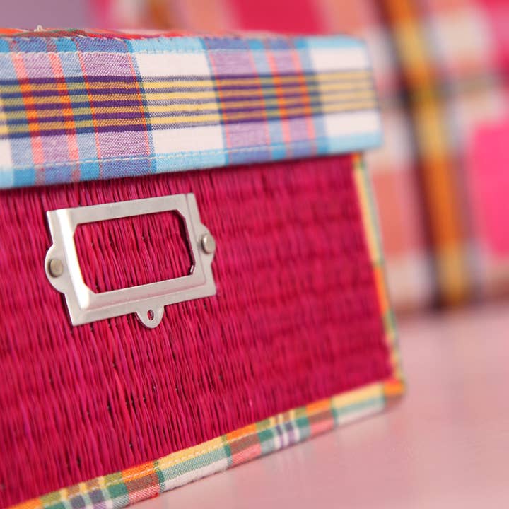 B&P Italia - Wholesale Decorative Box - CASABLANCA box covered in hand-sewn fabric1