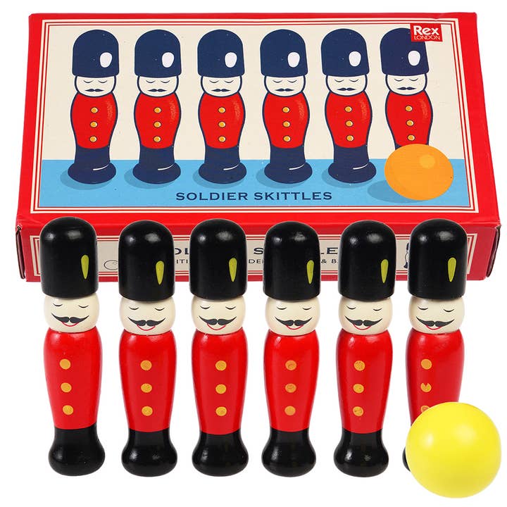 Giocattolo di legno soldato skittles per la vendita all'ingrosso da parte di Rex B2B - Europe