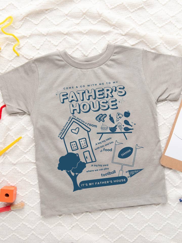 father's house tee for wholesale by J & M Designs a Christian Brand