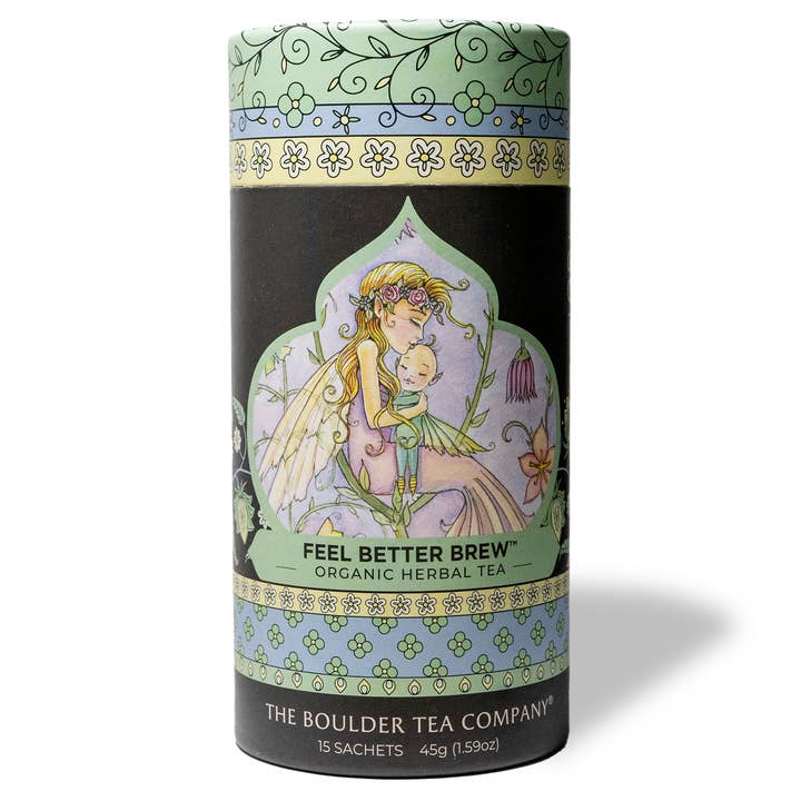 Children's Tea - Organic Feel Better Brew™ Sachets for wholesale by Boulder Tea Company