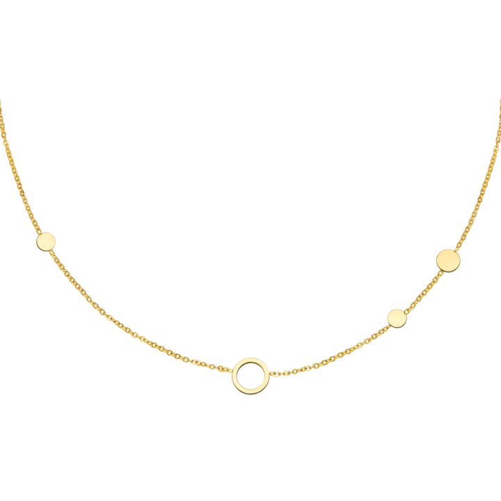 Collier cercles en acier inoxydable pour la vente par SHINE BUY