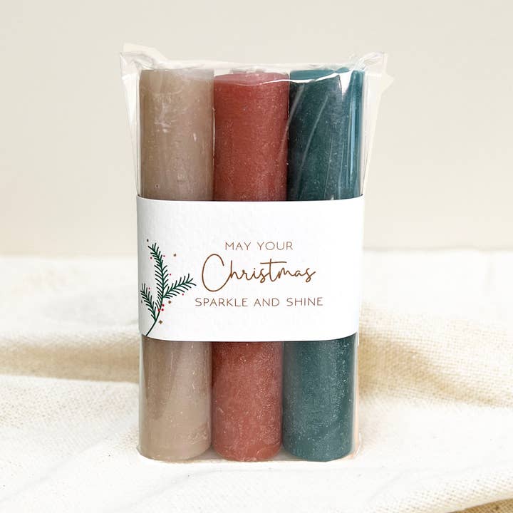 My Paperstation - Wholesale Tapered Candle/Candlestick - Kaarsen mogen je kerst sprankelen en stralen0