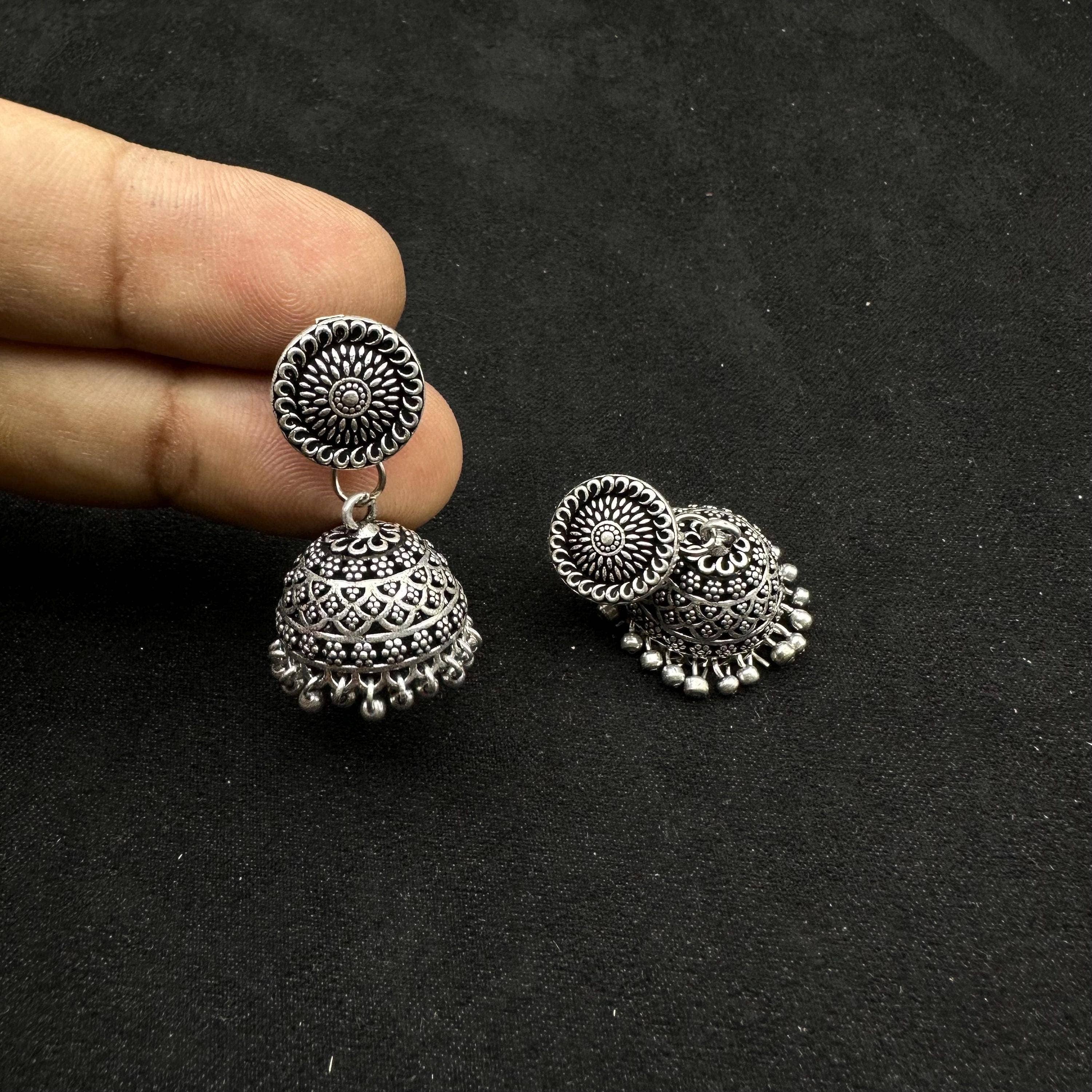 Vastrabhushan - Wholesale Jewelry Set - Rajasthani Oxidised Long Necklace Set with Temple Jewelry7