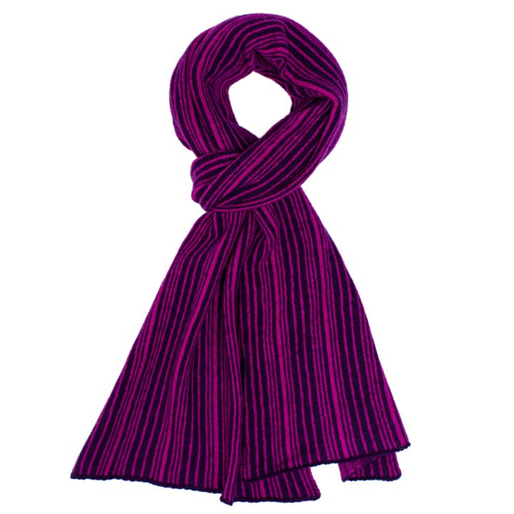 The Striped Scarf for wholesale by Golightly Cashmere
