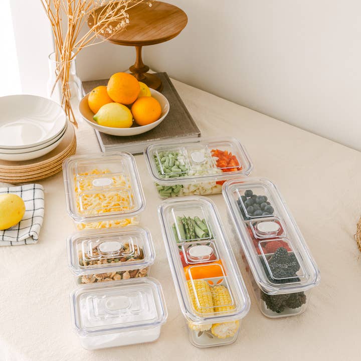 Prepara - Wholesale Food Storage Container - Latchlok Click OAT 6.2 Cup with Oat Raiser & Divider
3