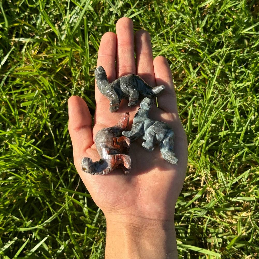 Earths Elements Wholesale - Wholesale Retailer Sample - Home Decor - Crystal Animal - Brontosaurus Soapstone1