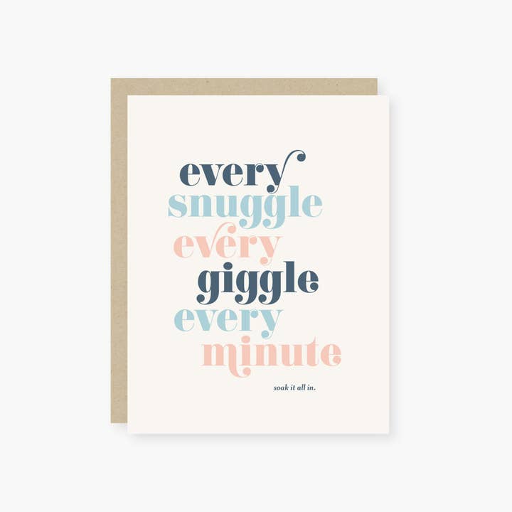 2021 Co. - Wholesale Baby Card - every snuggle every giggle baby card