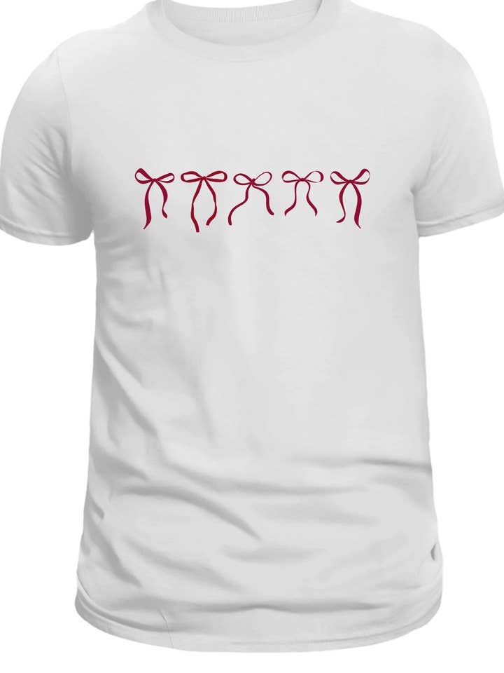 Bows Tee for wholesale by Honey Rose Collective