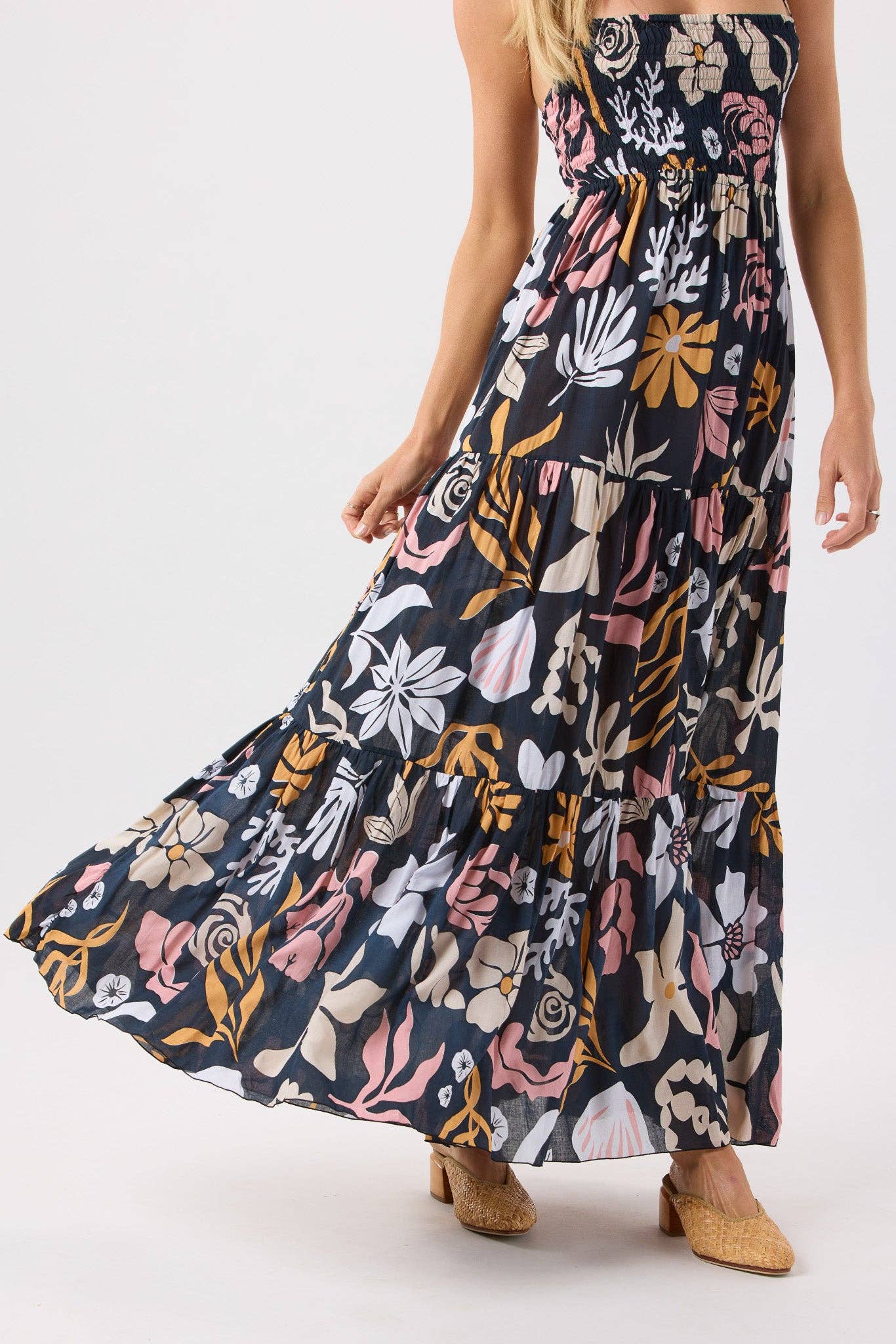 Shellscapes Black Kailani Maxi Dress for wholesale on Faire7