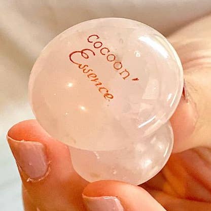 Pink Quartz Mushroom Massage Mushroom for wholesale by Cocoon’Essence