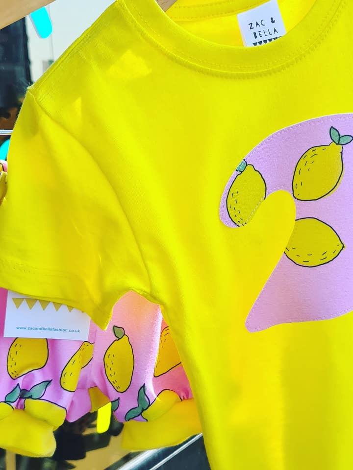 Pink lemonade Age Tshirt for wholesale by Zac & Bella