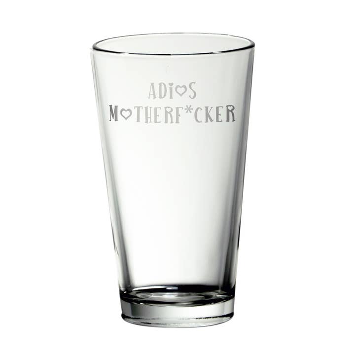 Adios Morf* Cker Pint Glas for engroshandel hos Mixing Spirits