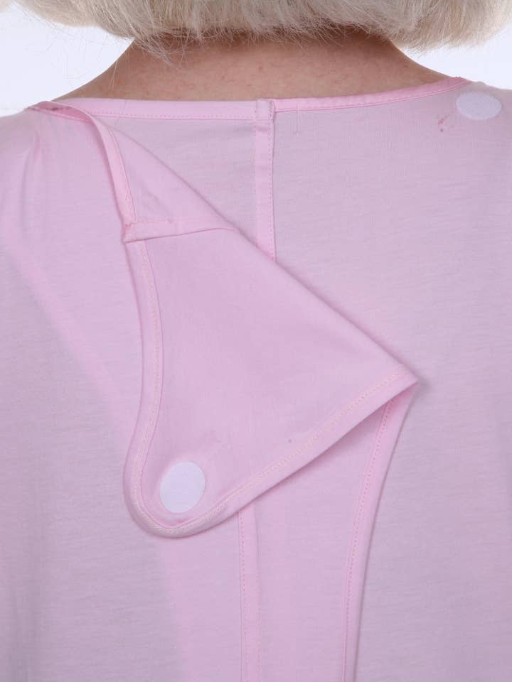 Dignity Pajamas - Wholesale Nightgown - Women's - Home Care Line Nightgown Womens Cotton Cap sleeve-lace trim3