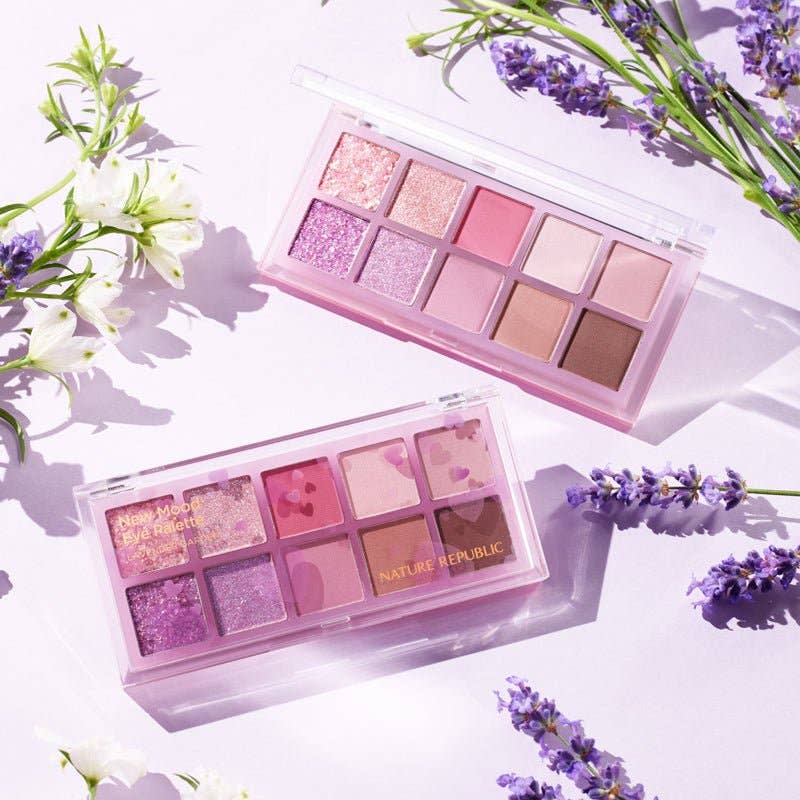 VIAI Beauty - Wholesale Eyeshadow Palette - NATURE REPUBLIC New Mood Eyeshadow Palette 04 Lavender Garden6