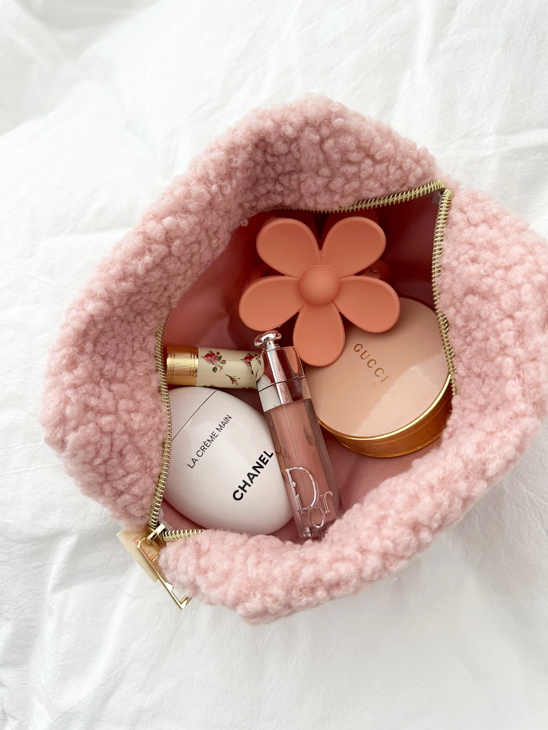 LoveLina – Engroshandel Kosmetiktaske – Teddy Bear kosmetikpung i stof (TEDDY)6