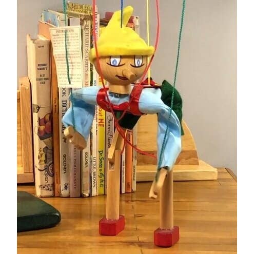 Fish River Crafts - Wholesale Puppet - Kids & Baby - Animated Pinocchio- A Marionette Wooden Action Toy