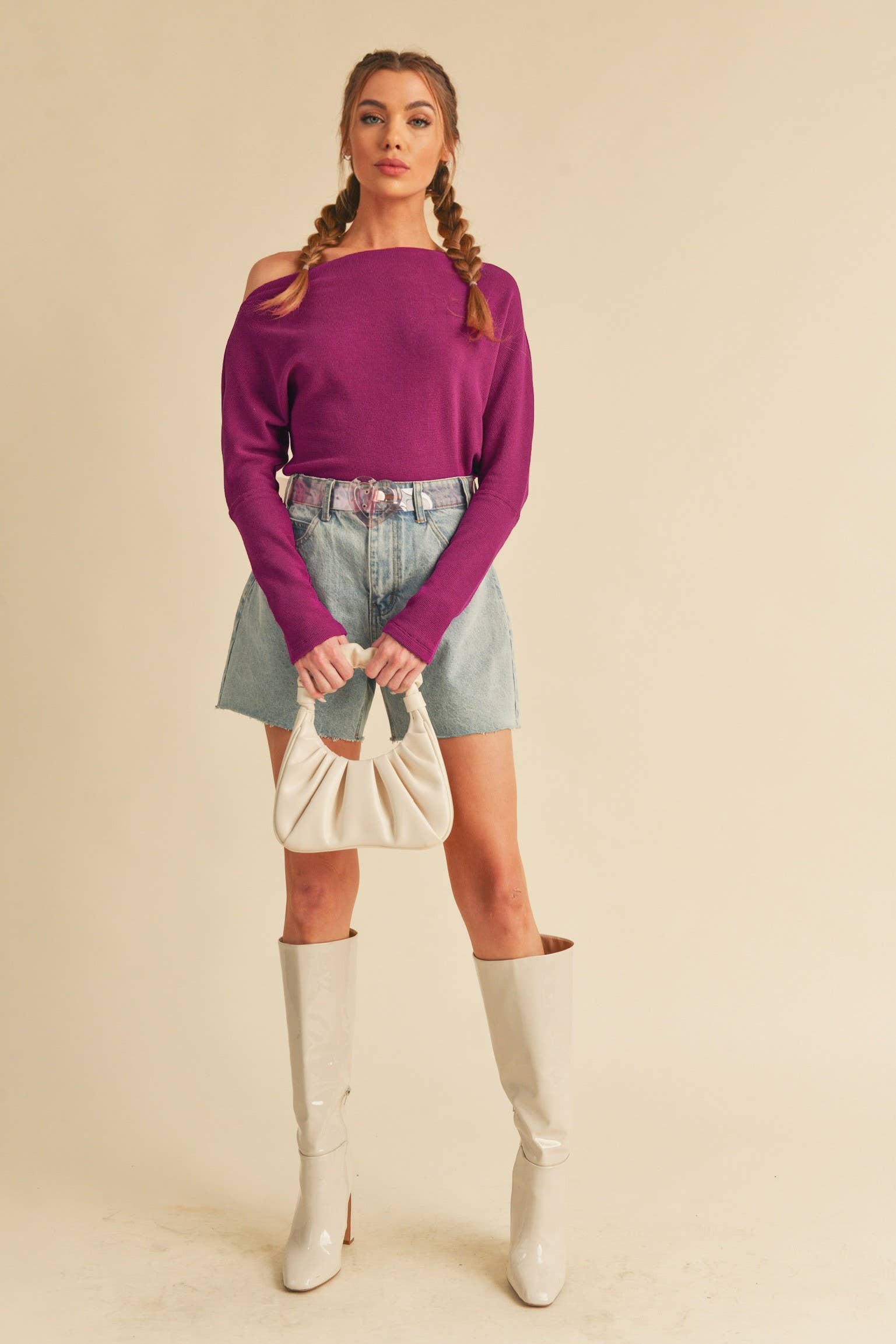 AEMI + CO – wholesale Stickad topp - Dam – 8114BN Lula Termisk topp 153