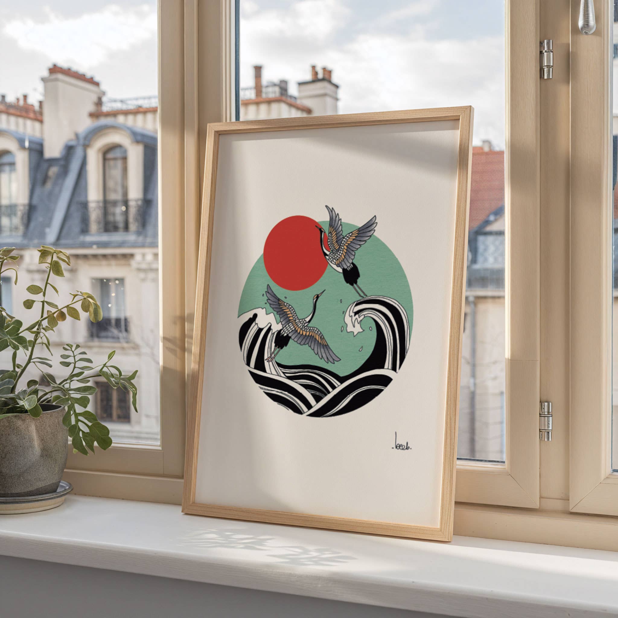 beeb - Wholesale Poster - Affiche 'Japanese Swans'2