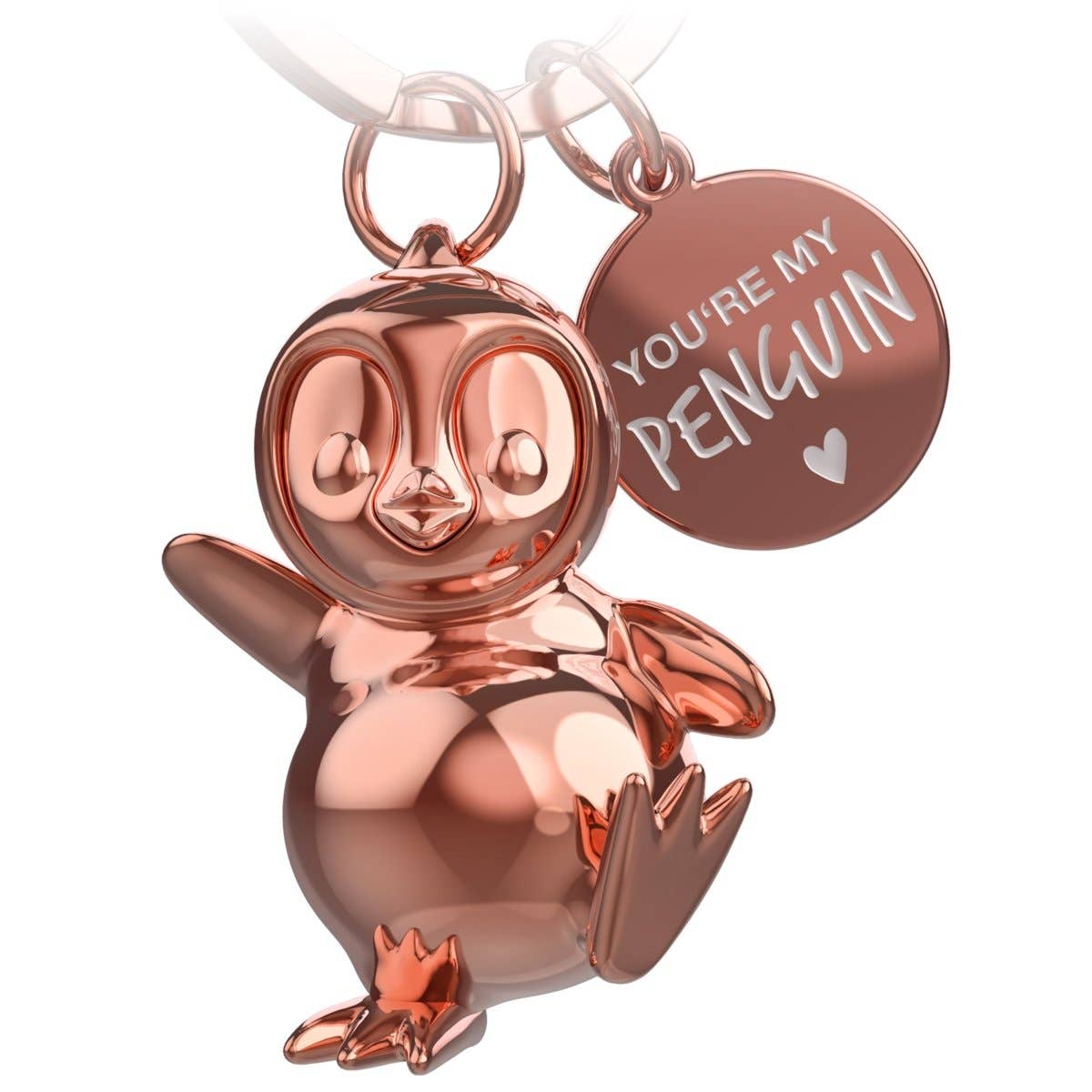 FABACH – Die Schlüsselanhänger-Schmiede - Wholesale Keychain - Unisex - “You're my penguin” penguin keychain “Breezy” with engraving - cute penguin lucky charm as a gift for partner2