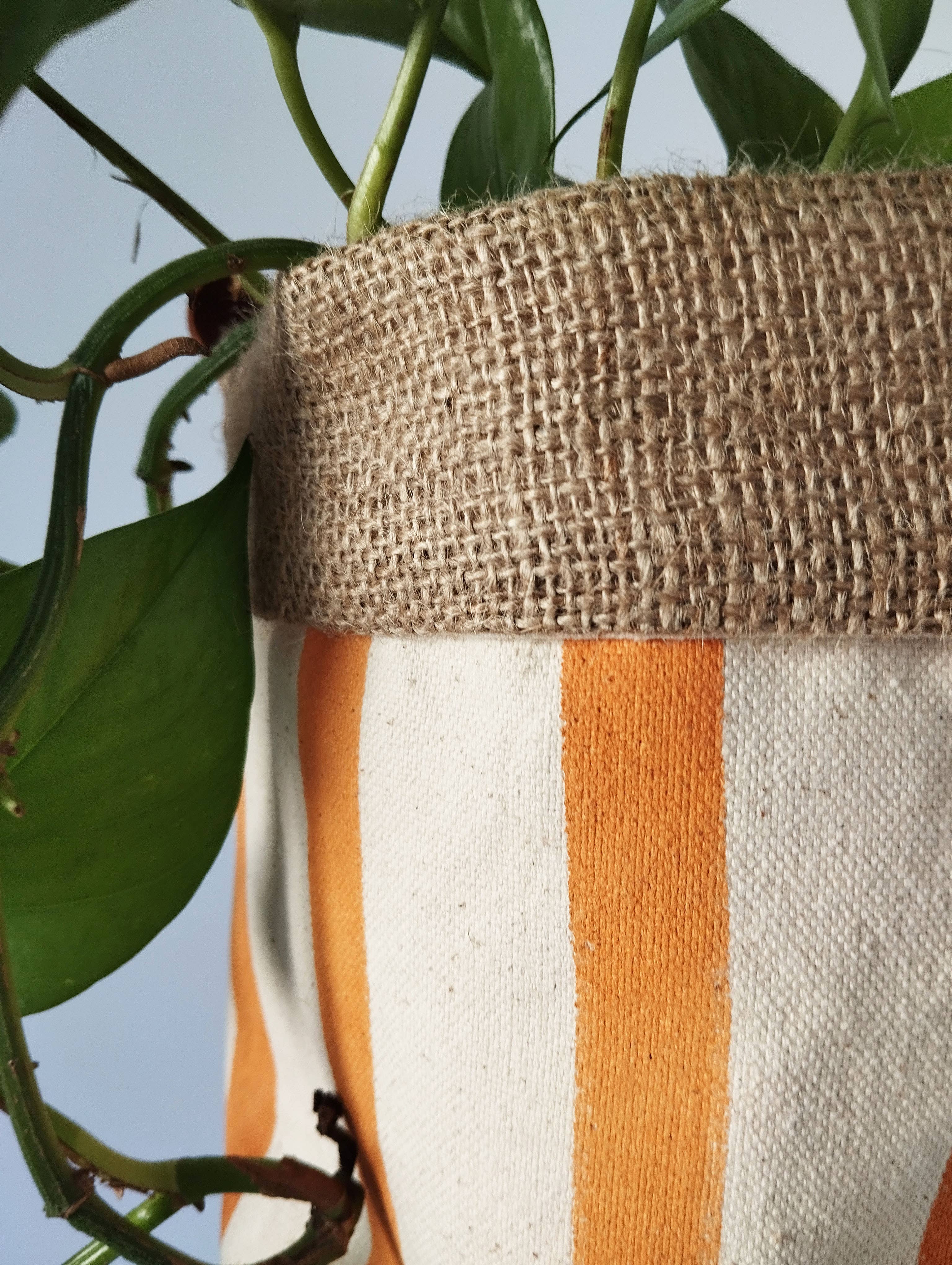 The Ink Job – Engroshandel Plantekrukke – Mellemstor indendørs plantepotte med striber4