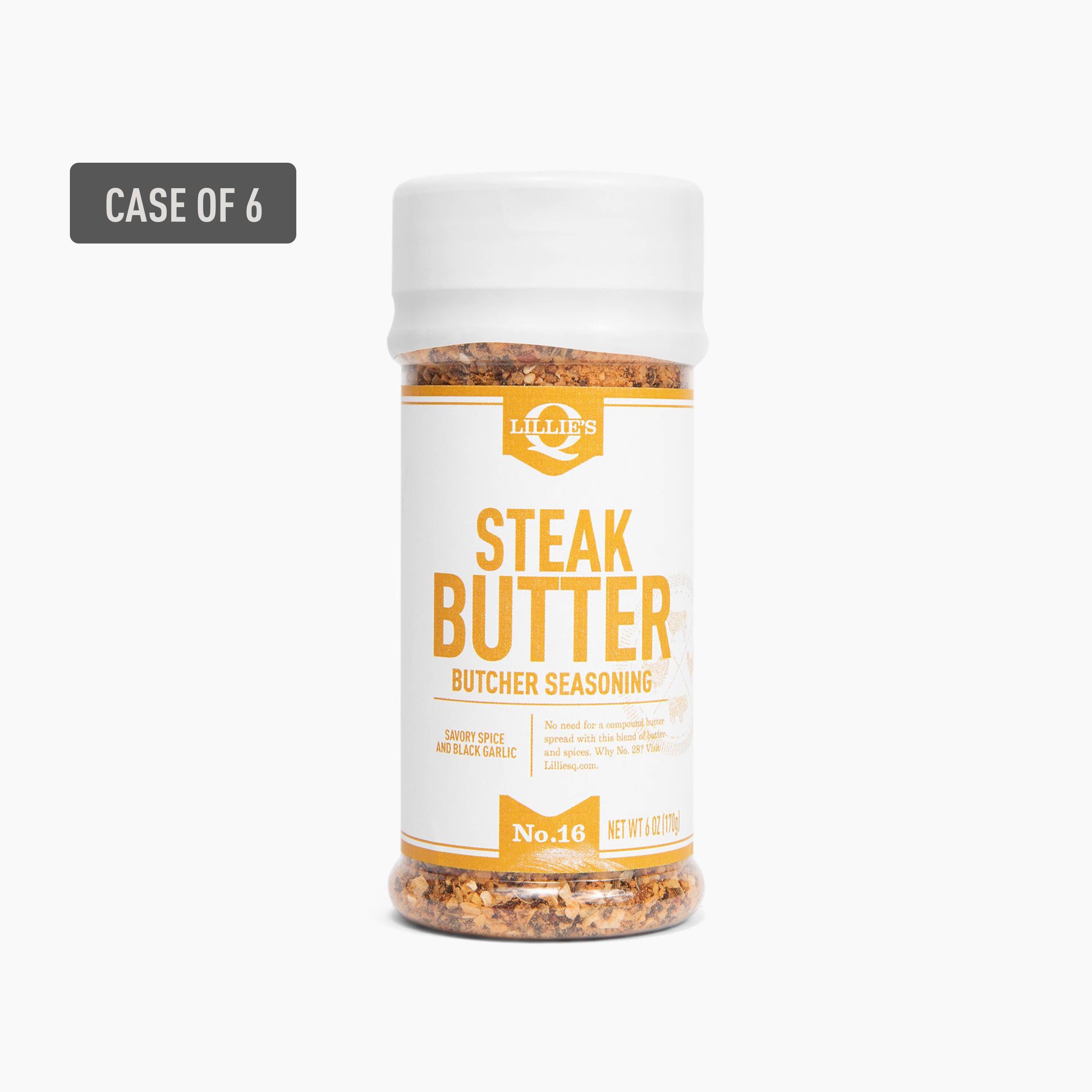 Lillie's Q - Wholesale Dried Spice Mix - Steak Butter Seasoning ( Case 6 units/ 6.8oz)