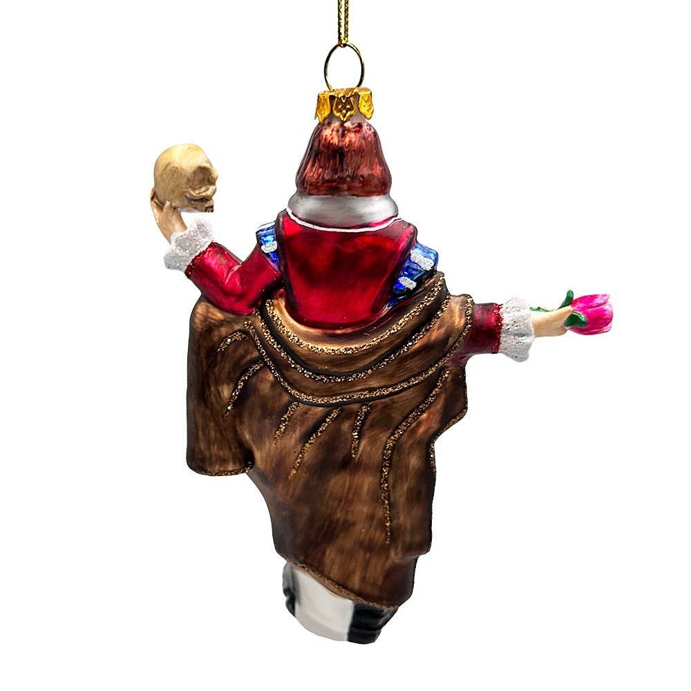 OrnamentallyYou - Wholesale Ornament - De Melancholische Prins William Shakespeare Glazen Ornament5