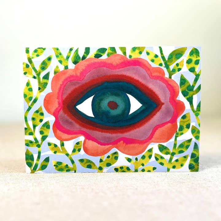 Oogbloem 5x7" Kunstdruk voor wholesale door Renée Stramel