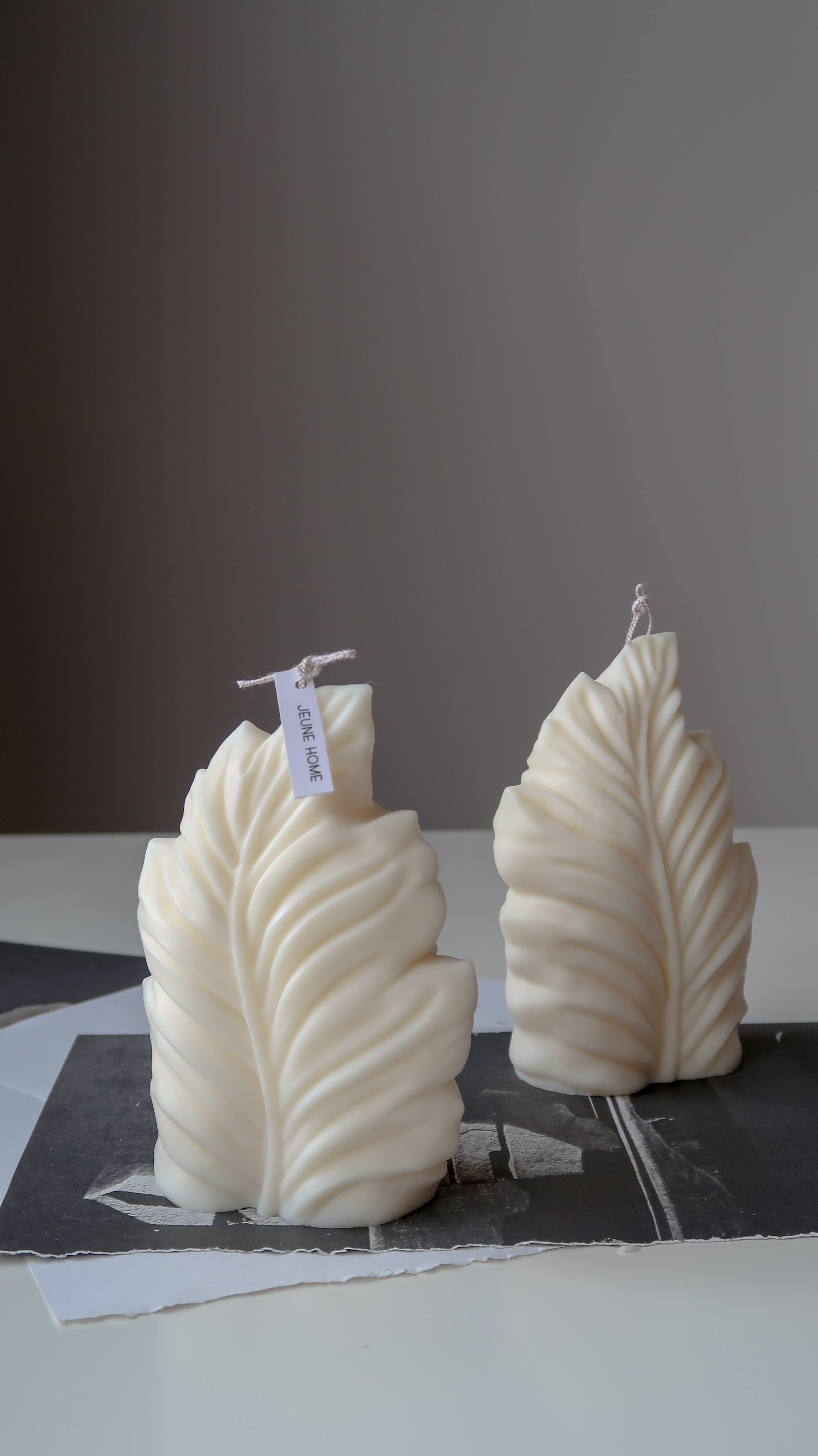 Jeune Home - Vente Bougies originales - Bougie en feuille de palmier | Décoration d'intérieur Boho | bougie en feuille6