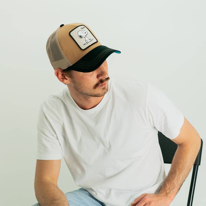 Peter Grimm - Wholesale Trucker Hat - Men's - Snoopy Peanuts Cotton Mesh Adjustable Trucker Hat2