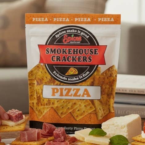 Spices Smokehouse Crackers - Pizza - 12ct - 3.5 or 7 oz for wholesale by Smokehouse Crackers