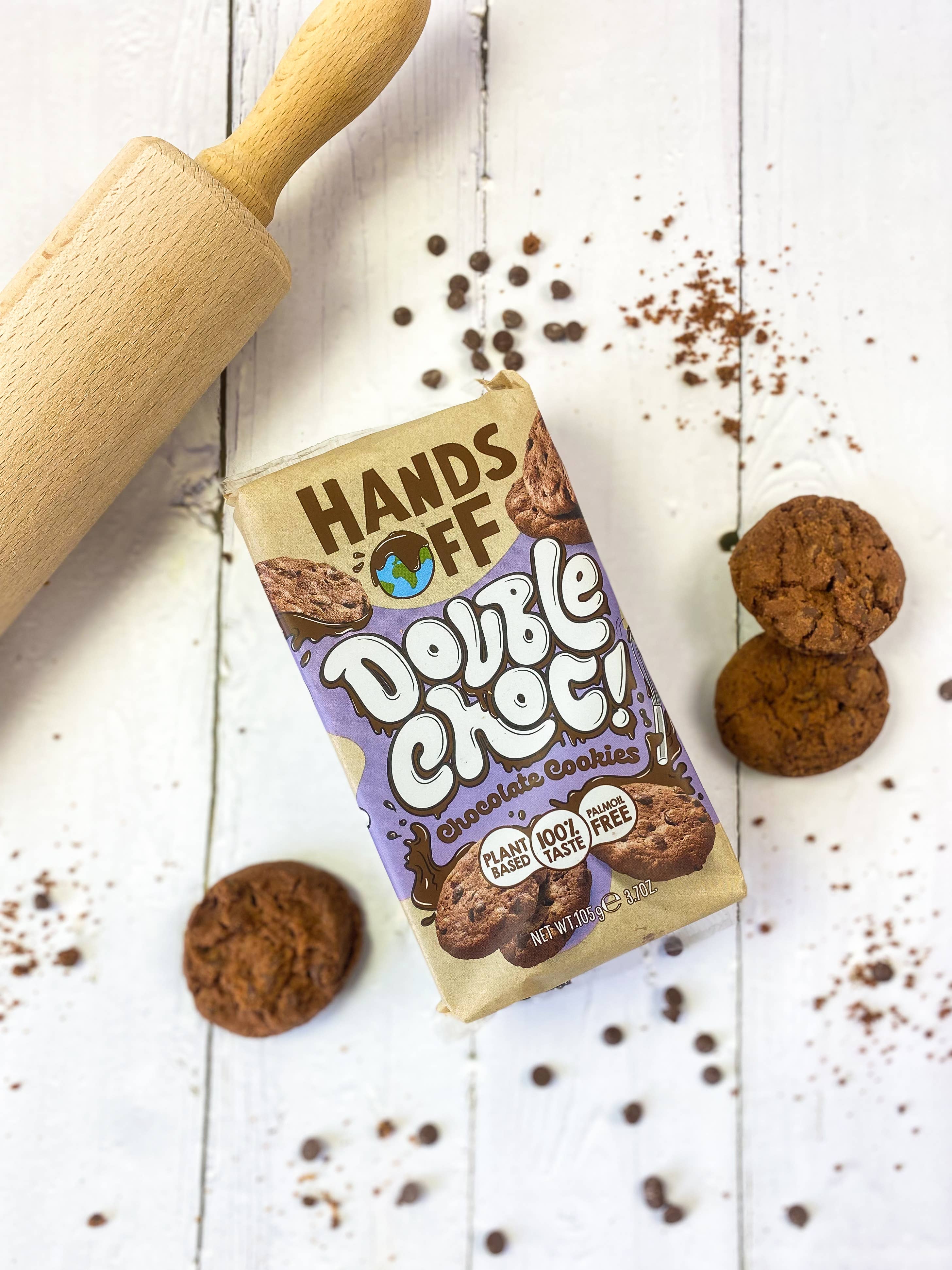 Hands Off - Wholesale Cookie - Double Choc Plant-Based Cookies1
