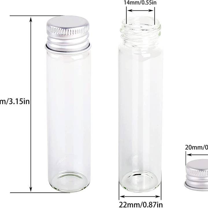 The Black Butterfly - Wholesale Match Holder - Glass Match Vial with Aluminum Cap1