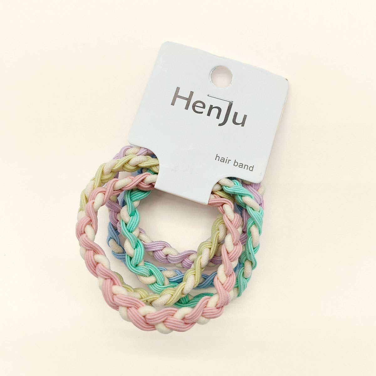 ACCITY - Wholesale Hair Tie - Candy Color Twisted Hair Ties , Cute Rubber Bands- CWAHA03394