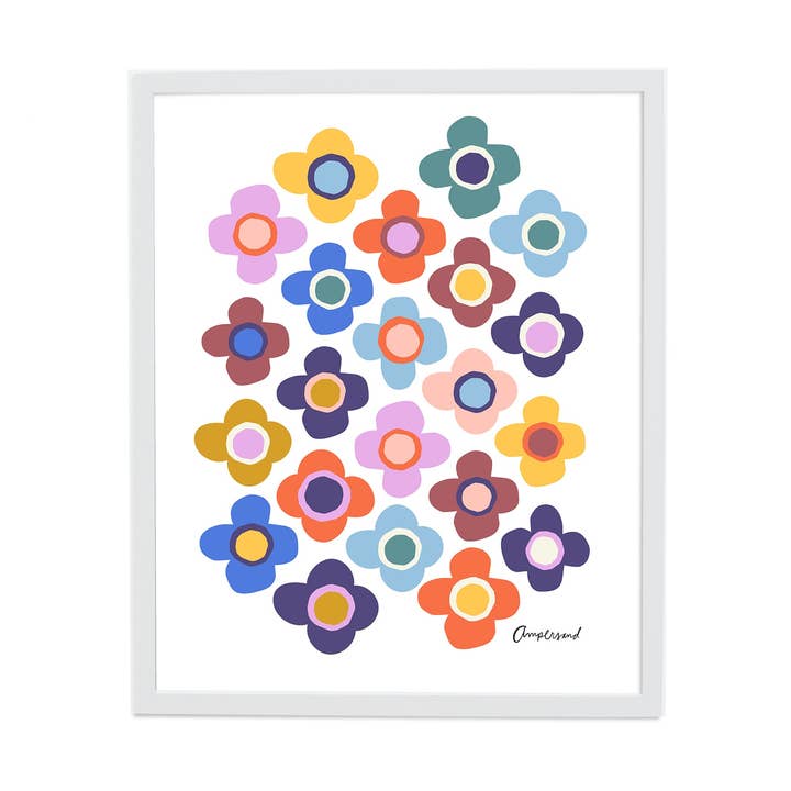 Flower Market Art Print for wholesale by Ampersand Design Studio